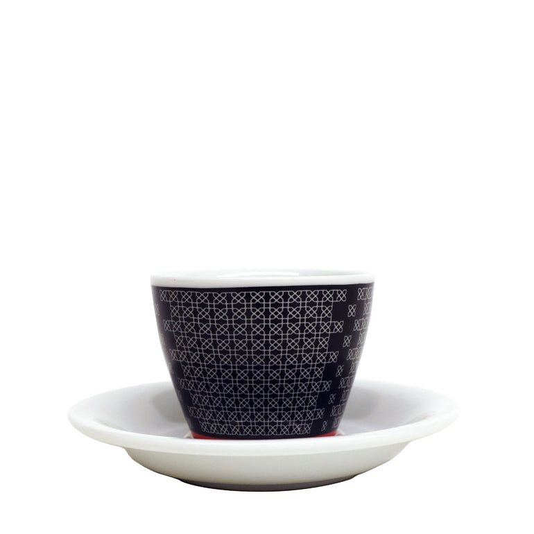 Black Goat Turkish 3oz Ceramic Cup with Saucer